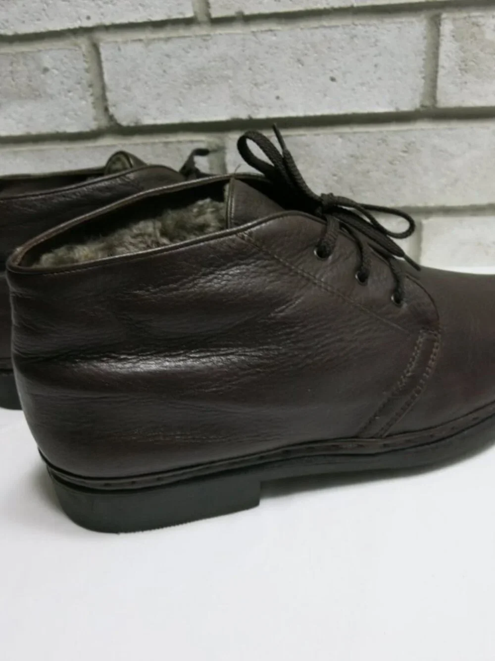 L' Artigiana Viareggina Jimmy Insulated Leather Men Boots Fashion Footwear Sz 46